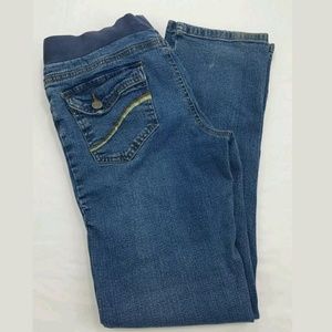 Maternity Pants Small Partial Panel